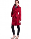 London Fog Women's Petite Classic Trench Coat