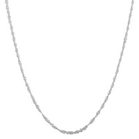 Sterling Silver 1.3-mm Singapore Chain