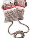 Muk Luks Girls 2-6X Monkey Mittens, Brown, Toddler