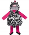 Make sure she stands out in the herd with this fun 3-piece shirt, romper and tights zebra Halloween costume from Carter's. (Clearance)