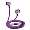 iKross In-Ear 3.5mm Noise-Isolation Stereo Earphones With Handsfree Microphone Headset- Purple for Samsung Galaxy Note 2 N7100, Galaxy Tab 2, Blackberry, iPhone, Smartphone, Cell Phone, MP3 Player and Tablet