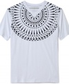 With a big bold graphic, this Sean John t-shirt redefines your basics wardrobe.