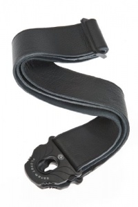 Planet Waves Planet Lock Leather Guitar Strap, Black Planet Waves Planet Lock Leather Guitar Strap, Black