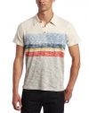 Lucky Brand Men's Multi-Colored Vintage Slub Polo Shirt