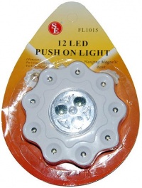 SE Home Camping Car Travel Emergency -12 LED Push On Light SE Home Camping Car Travel Emergency -12 LED Push On Light
