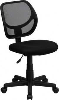 Flash Furniture WA-3074-BK-GG Mid-Back Black Mesh Task and Computer Chair