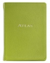 Graphic Image The Traveler's Atlas, Goatskin Leather Lime (AUWMRBLGTILIM)