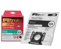 Filtrete Miele K/K Synthetic Bags and Filters, 5 Bags and 2 Filters Filtrete Miele K/K Synthetic Bags and Filters, 5 Bags and 2 Filters