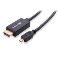 Cable Matters High Speed Micro HDMI to HDMI Male to Male Cable in Black with Ethernet 15 ft Cable Matters High Speed Micro HDMI to HDMI Male to Male Cable in Black with Ethernet 15 ft