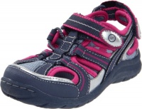 Stride Rite Kid's Bridgette Washable Sandal, Grey/Fuchsia, 2 M US Little Kid Stride Rite Kid's Bridgette Washable Sandal, Grey/Fuchsia, 2 M US Little Kid