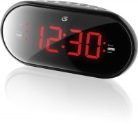 GPX C232B AM/FM Clock Radio with Dual Alarms - Black GPX C232B AM/FM Clock Radio with Dual Alarms - Black
