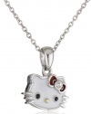 Hello Kitty Sterling Silver Diamond Accent Necklace