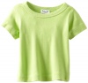 Splendid Littles Unisex-Baby  Always Solid Crew Tee, Lime, 18-24 Months