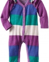 Splendid Littles Baby-girls Infant Colorblock Rugby Romper, New Zealand, 18-24 Months