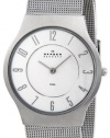 Skagen Men's 233LSSC Steel Silver Dial Mesh Bracelet Watch