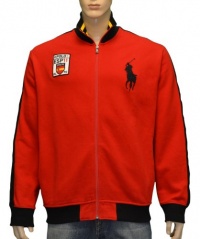 Polo Ralph Lauren Men's Spain Big Pony Track Jacket-Red-2XL Polo Ralph Lauren Men's Spain Big Pony Track Jacket-Red-2XL