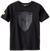 Puma - Kids Boys 8-20 Ferrari Logo Tee, Black, Small