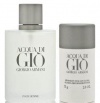 Acqua Di Gio By Giorgio Armani For Men Edt Spray 3.4 Oz & Alcohol Free Deodorant Stick 2.6 Oz