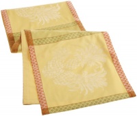 Tommy Bahama Pineapple Jacquard 70-Inch Runner, Yellow Tommy Bahama Pineapple Jacquard 70-Inch Runner, Yellow