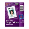 Avery Heavy-Duty Badge Holders for Inserts up to 4 x  3 Inches (74472), Pack of 25