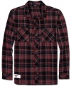 Not the same old plaid: LRG does a darkly handsome tartan that looks light years away from a lumberjack shirt.