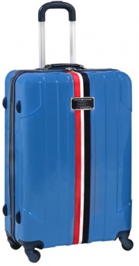 Tommy Hilfiger Luggage Lochwood 24 Inch Hardside Spinner, Light Blue, One Size Tommy Hilfiger Luggage Lochwood 24 Inch Hardside Spinner, Light Blue, One Size