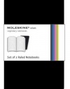 Moleskine Volant Notebook Ruled, Black Xsmall: Set of 2