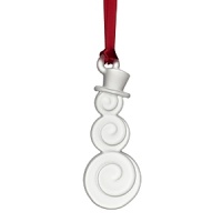New for 2012! Celebrate the holiday season with a glossy, swirly crystal snowman ornament from Orrefors. New for 2012! Celebrate the holiday season with a glossy, swirly crystal snowman ornament from Orrefors.