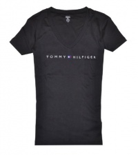 Tommy Hilfiger Women Short Sleeve Beads Logo T-shirt Tommy Hilfiger Women Short Sleeve Beads Logo T-shirt