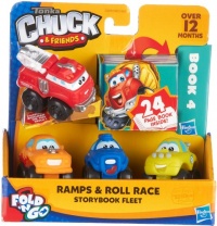 Tonka Chuck Fold And Go Story - Ramps And Roll Race Tonka Chuck Fold And Go Story - Ramps And Roll Race