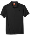 Don't let them see you sweat! Keep your cool with polo golf shirts from Puma, featuring moisture management for comfort. This golf shirt is sure to give you the confidence you need to get your ace in the hole.