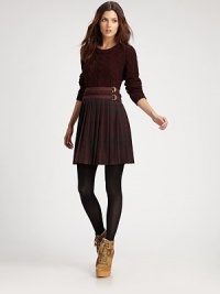 Offering a cropped version of a beloved fashion staple, this cable-knit sweater is a perfect piece for nearly any wardrobe.CrewneckLong sleevesPull-on styleRibbed trimAbout 21 from shoulder to hem85% wool/12% cashmere/2% polyamide/1% elastaneDry cleanImported Model shown is 5'10 (177cm) wearing US size Small. Offering a cropped version of a beloved fashion staple, this cable-knit sweater is a perfect piece for nearly any wardrobe.CrewneckLong sleevesPull-on styleRibbed trimAbout 21 from shoulder to hem85% wool/12% cashmere/2% polyamide/1% elastaneDry cleanImported Model shown is 5'10 (177cm) wearing US size Small.