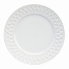 Traditional basket weave pattern made from white French Limoges porcelain.