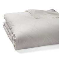 A diamond pattern jacquard on duvets and shams brings subtle elegance to the Magnolia Bedding collection. A diamond pattern jacquard on duvets and shams brings subtle elegance to the Magnolia Bedding collection.