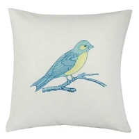 With its beautifully embroidered bird against an ivory cotton ground, our Kirby pillow is the perfect accent for our Icelandic Dream collection. Down insert included. With its beautifully embroidered bird against an ivory cotton ground, our Kirby pillow is the perfect accent for our Icelandic Dream collection. Down insert included.