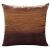 A whimsical wood grain print lays pleasantly on this decorative pillow. Fashioned from a fine silk, it makes a beautiful addition to any home.