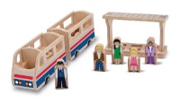 Melissa & Doug Whittle World Train Platform Play Set Melissa & Doug Whittle World Train Platform Play Set