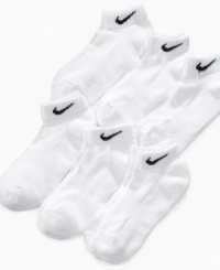 This six-pack of low-cut socks from Nike will keep his feet comfortable and dry.