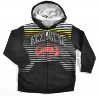 Ecko Unltd Boys Black & Multi Color Stripes Hoodie (6) Ecko Unltd Boys Black & Multi Color Stripes Hoodie (6)
