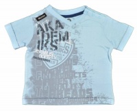 Akademiks Infant Boys Aquamarine Blue V-Neck T-shirt (12M) Akademiks Infant Boys Aquamarine Blue V-Neck T-shirt (12M)