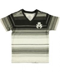 Akademiks Wrights V-Neck T-Shirt (Sizes 8 - 20) - black, 10 - 12 Akademiks Wrights V-Neck T-Shirt (Sizes 8 - 20) - black, 10 - 12