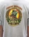 Tommy Bahama Men's Short Sleeve Crew Neck Ugly Iguana Tee Shirt Special Gray