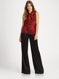A feminine self-tie bow tops this beautiful rose-print silk design with a hint of stretch. Jewelneck with self-tieSleevelessButton frontAbout 24 from shoulder to hemSilk/spandexDry cleanImportedSIZE & FIT Model shown is 5'10 (178cm) wearing a US size Small. Additional Information Women's Premier Designer & Contemporary Size Guide A feminine self-tie bow tops this beautiful rose-print silk design with a hint of stretch. Jewelneck with self-tieSleevelessButton frontAbout 24 from shoulder to hemSilk/spandexDry cleanImportedSIZE & FIT Model shown is 5'10 (178cm) wearing a US size Small. Additional Information Women's Premier Designer & Contemporary Size Guide