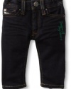 Diesel Baby-Boys Infant Viker 5 Pocket Superstretch Dark, Dark Indigo, 9 Months