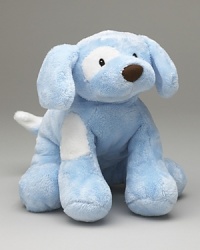 Gund Spunky medium blue. Spunky stuffed puppy is 10 tall. White spots on a blue coat. Gund Spunky medium blue. Spunky stuffed puppy is 10 tall. White spots on a blue coat.