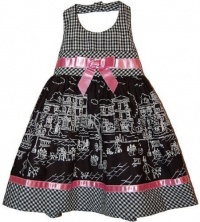 Blueberi Boulevard Girls Dress, Little Girls Nyc Fun Halter Dress, White, Size: 24 Months Blueberi Boulevard Girls Dress, Little Girls Nyc Fun Halter Dress, White, Size: 24 Months