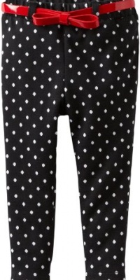 Hartstrings Baby-girls Infant Dot Jacquard Knit Legging Pant and Belt Set, Black Dot, 12 Months Hartstrings Baby-girls Infant Dot Jacquard Knit Legging Pant and Belt Set, Black Dot, 12 Months
