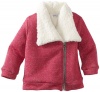 Splendid Littles Baby-Girls Newborn Sparkle Sherpa Jacket, Pink Sparkle, 18-24