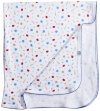 Noa Lily Baby-Boys Newborn Baseball Print Blanket, Blue Multi-Colored, One Size