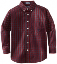 Izod Kids Boys 8-20 Plaid Long Sleeve Woven Shirt, Permanent Red, Large Izod Kids Boys 8-20 Plaid Long Sleeve Woven Shirt, Permanent Red, Large